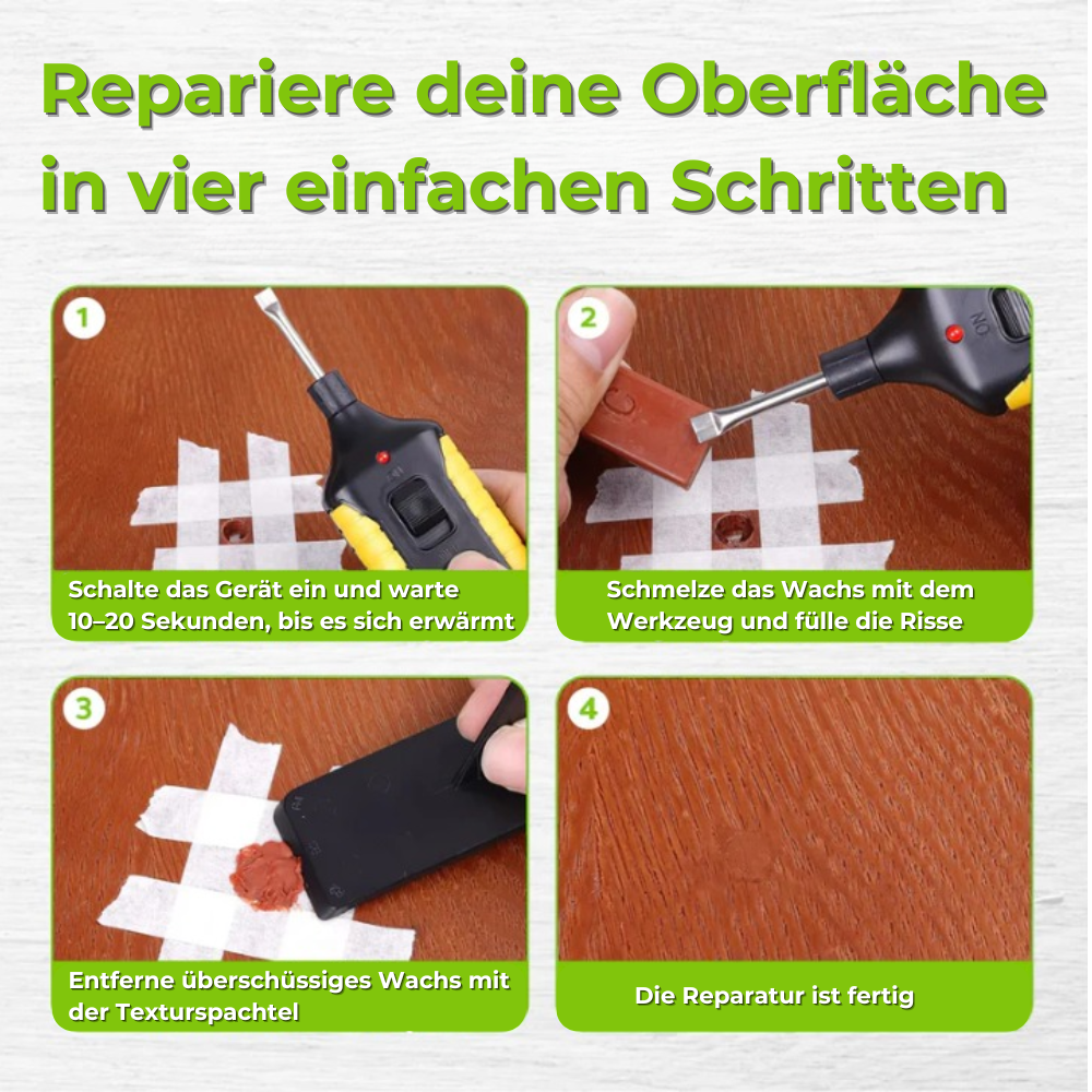 BodenFix – Reparaturset für Möbel, Leisten und Böden