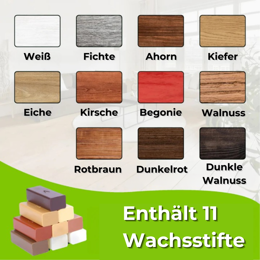 BodenFix – Reparaturset für Möbel, Leisten und Böden