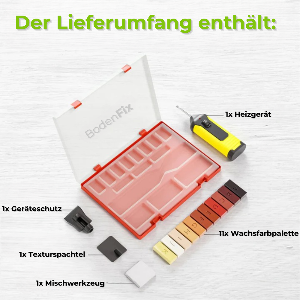 BodenFix – Reparaturset für Möbel, Leisten und Böden