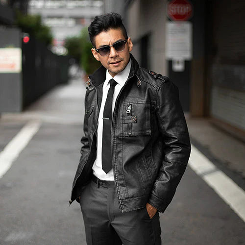 Kraftleder™ - Hochwertige Lederjacke Herren