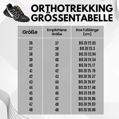 OrthoTrekking - ergonomischer schmerzlindernder Trekking u. Wanderschuh