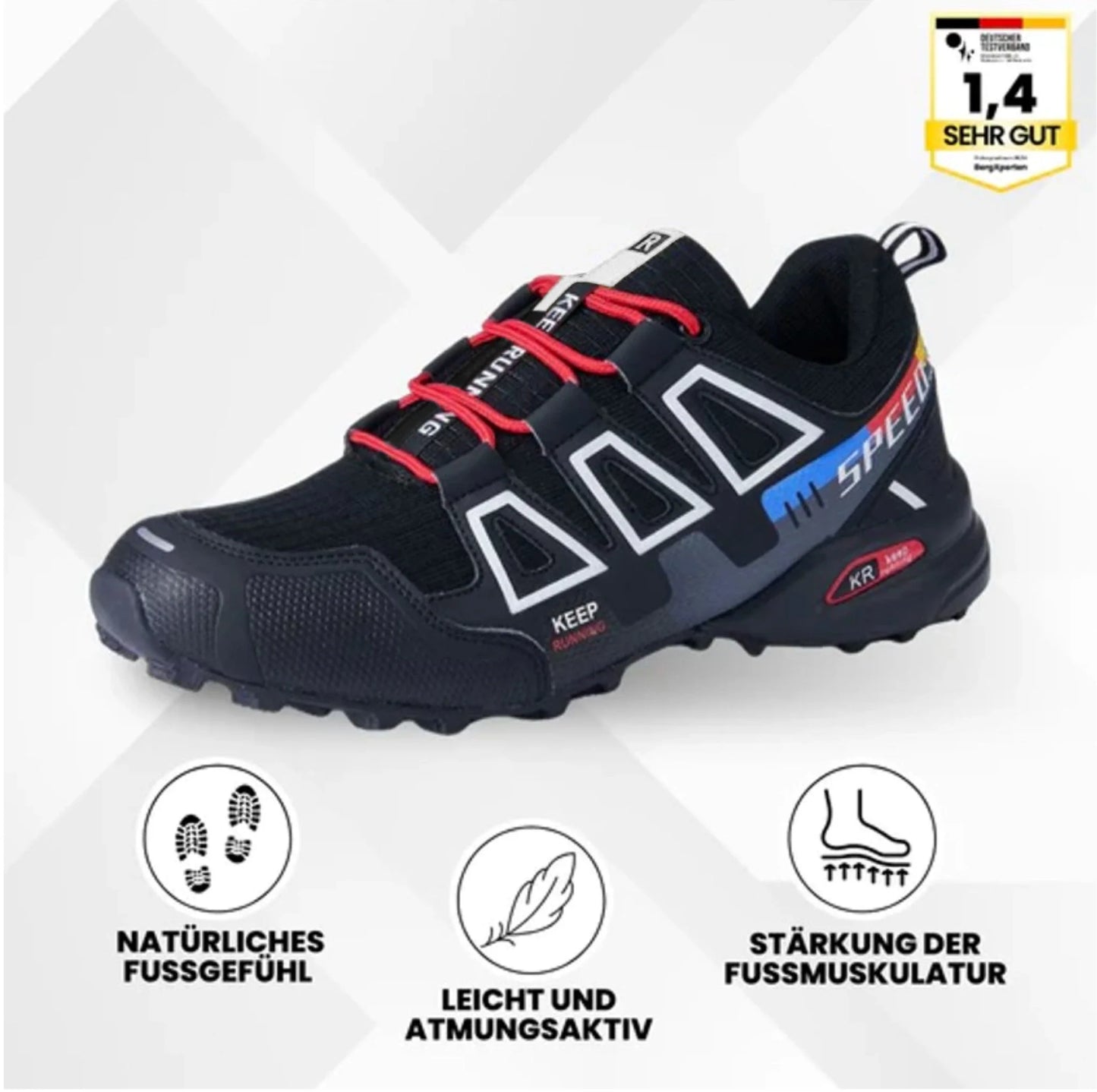 OrthoTrekking - ergonomischer schmerzlindernder Trekking u. Wanderschuh