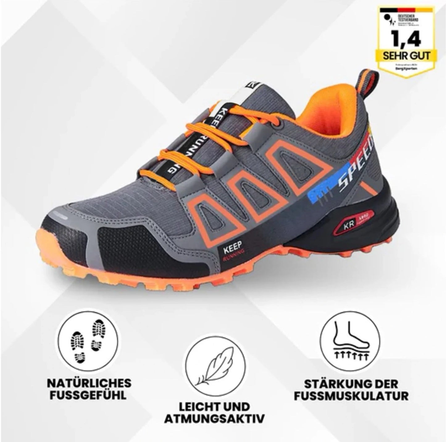 OrthoTrekking - ergonomischer schmerzlindernder Trekking u. Wanderschuh