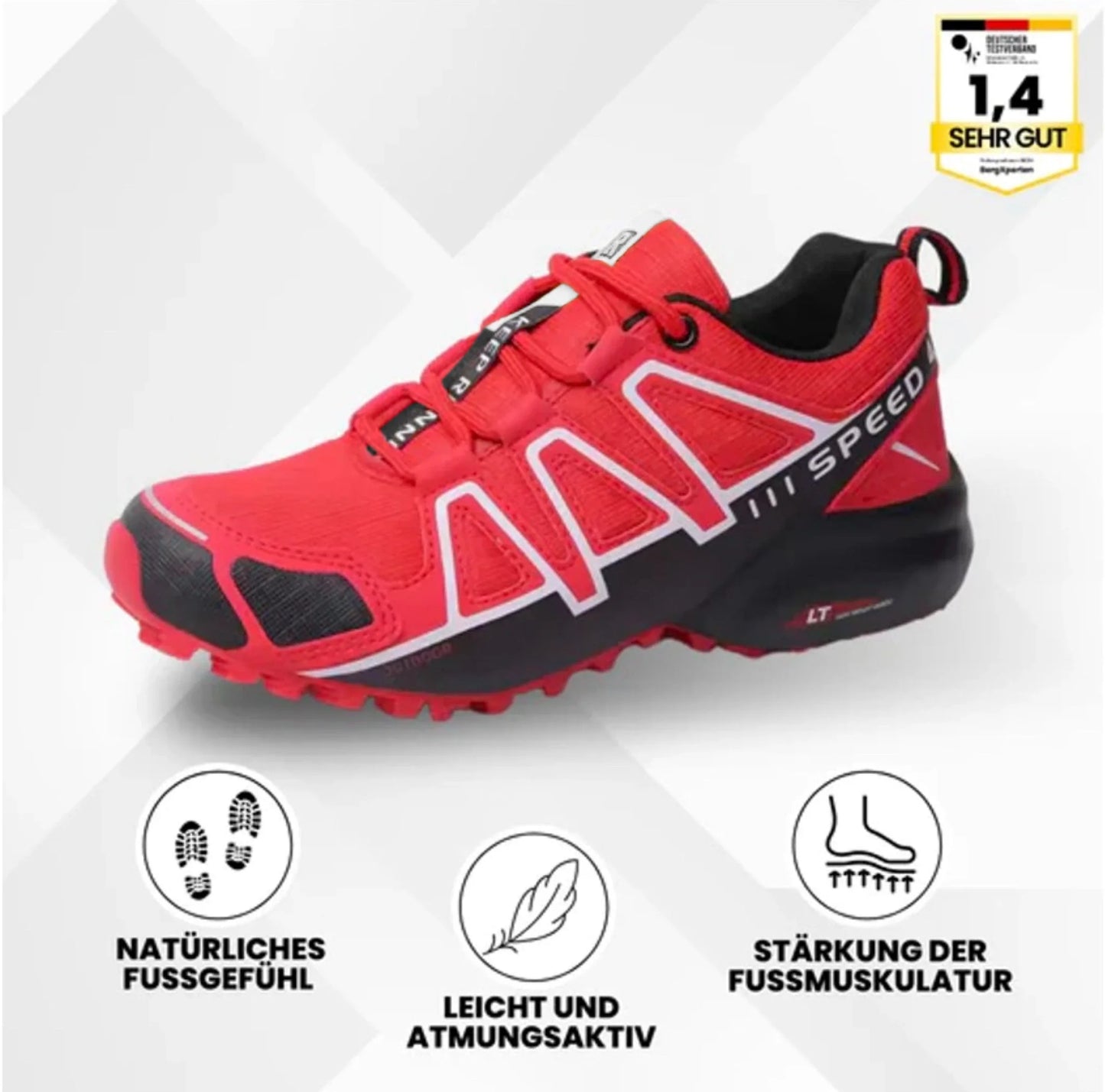 OrthoTrekking - ergonomischer schmerzlindernder Trekking u. Wanderschuh