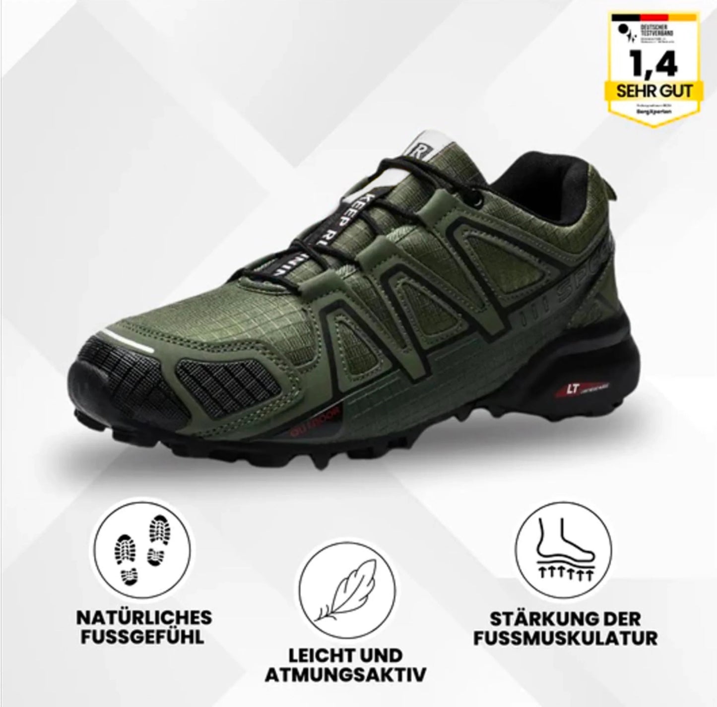 OrthoTrekking - ergonomischer schmerzlindernder Trekking u. Wanderschuh