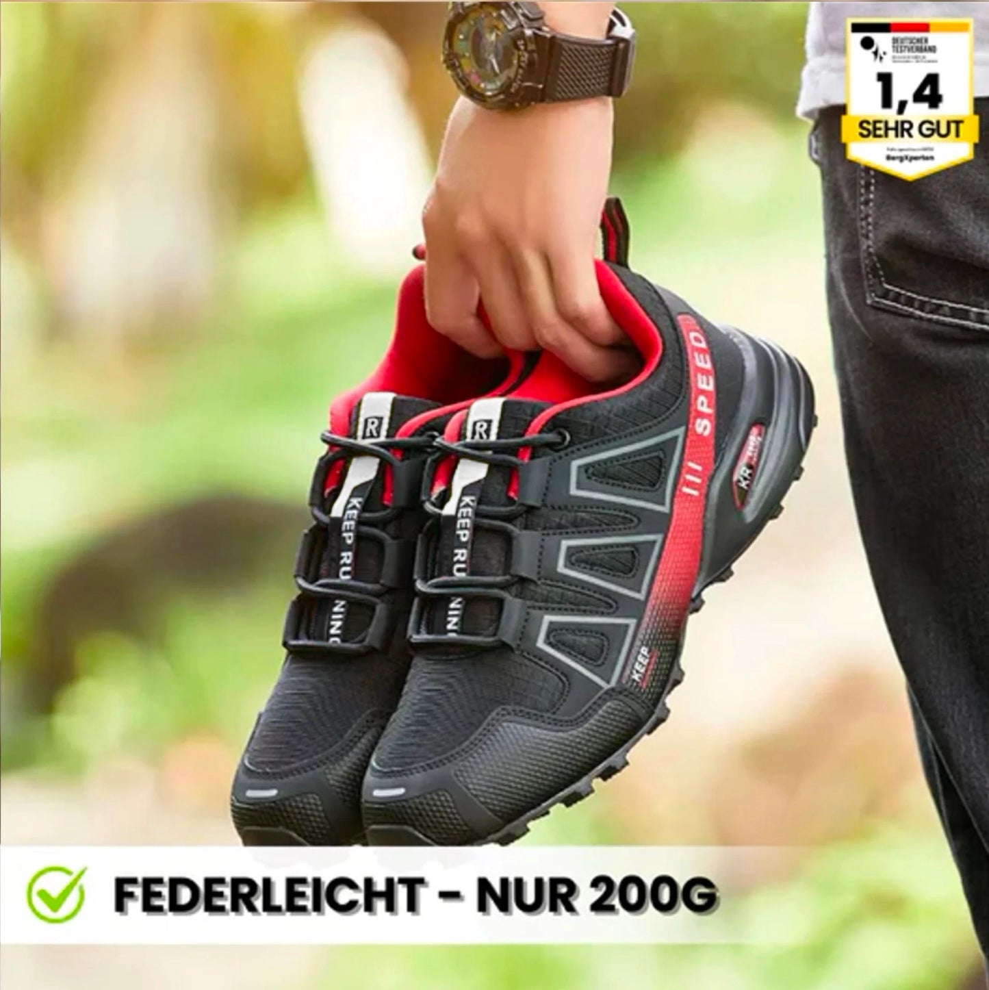 OrthoTrekking - ergonomischer schmerzlindernder Trekking u. Wanderschuh