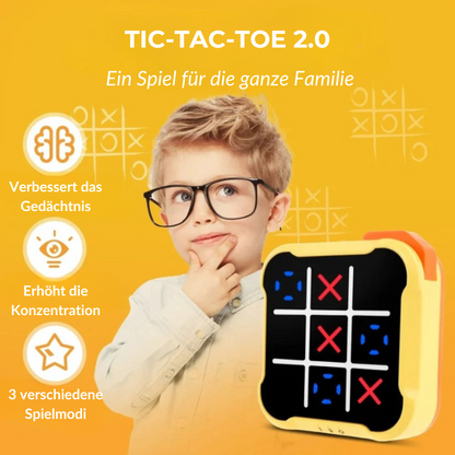 Tic-Tac-Toe - Tragbares Memory-Spiel für Kinder und Erwachsene